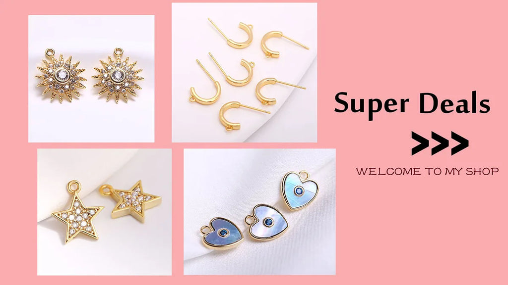 DIY Jewelry Accessories Inlaid Zircon Pearl Clasps Connectors 18K Gold Plated Pearl Clasps Fastener For Necklace Making Findings