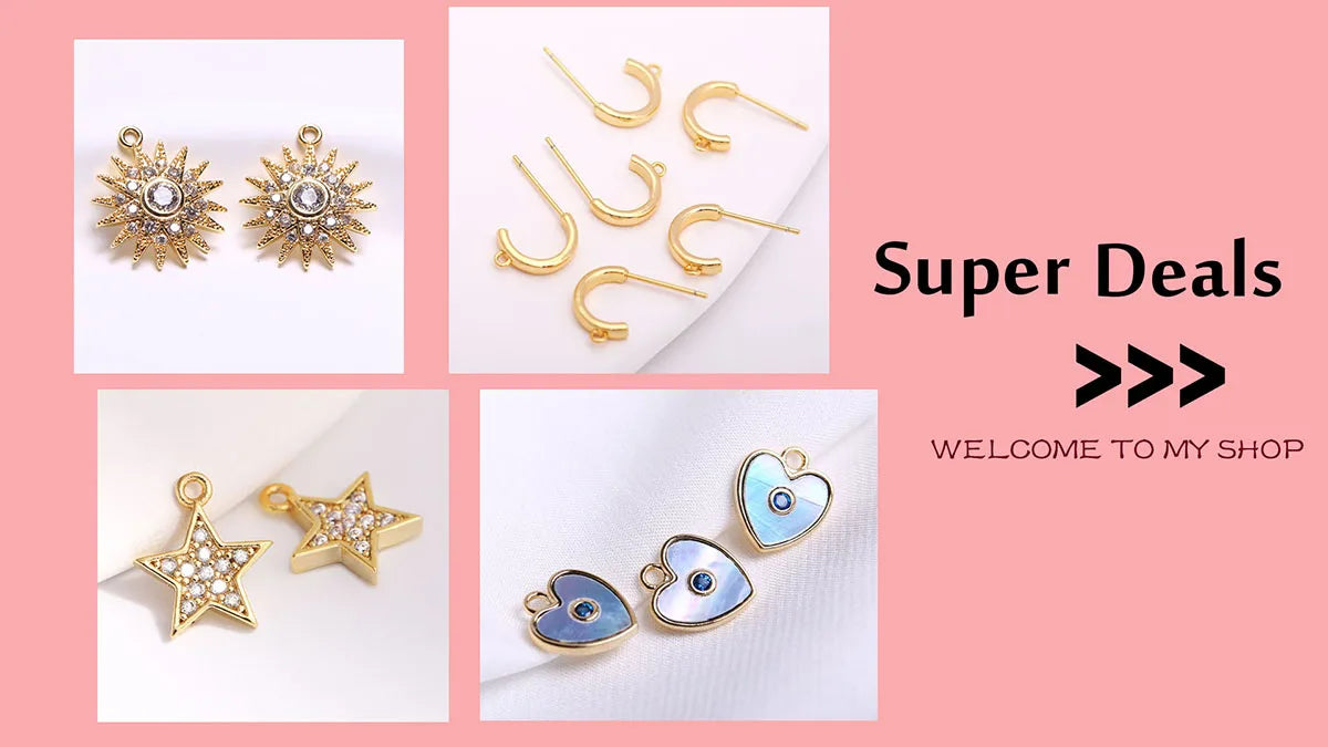 DIY Jewelry Accessories Inlaid Zircon Pearl Clasps Connectors 18K Gold Plated Pearl Clasps Fastener For Necklace Making Findings