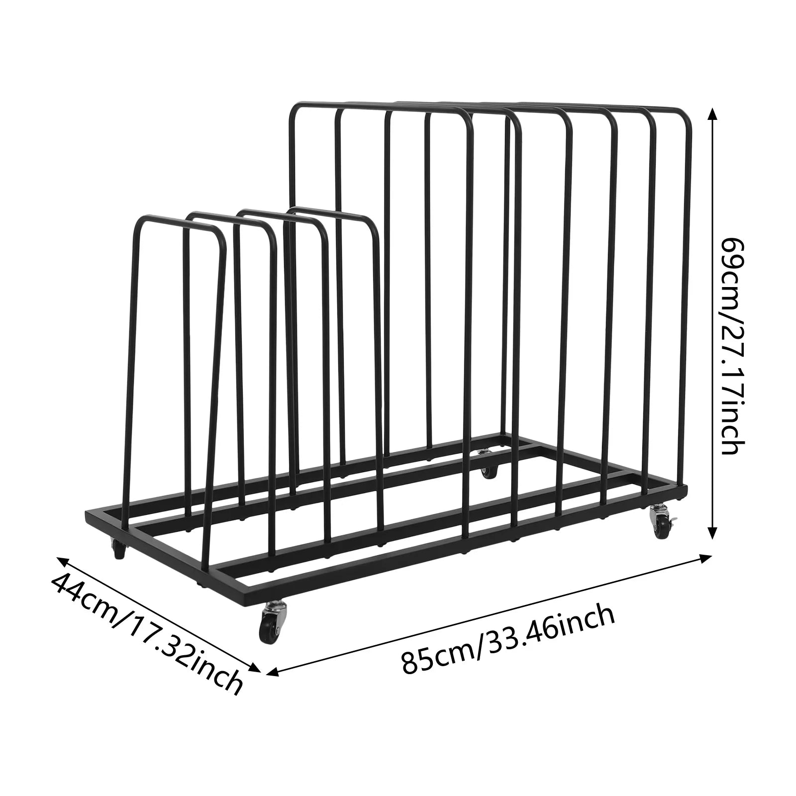 9 Slots Art Drying Painting, Art Storage Rack with Wheels