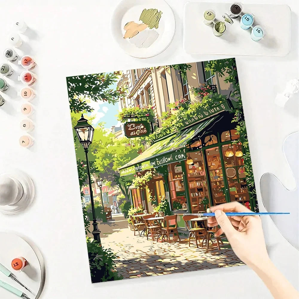 Diy Art Landscape Paint By Numbers For Adult