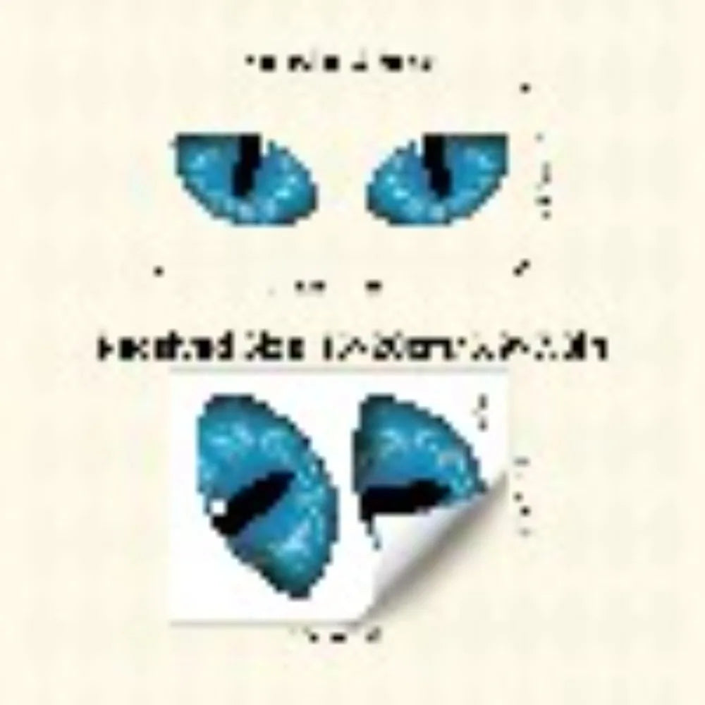 Luminous Blue Eye Wall Decals - Glow In Dark  stickers  For Home Office Kitchenor kids Decor