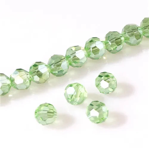 Round Spacer Glass Beads For Jewelry Making DIY Accessories