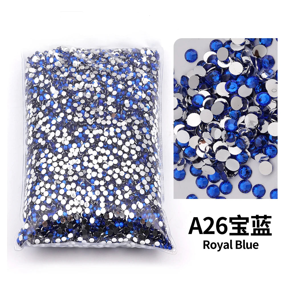 Big Package 2-6mm Resin Non Rhinestones Bulk Wholesale, Plastic Crystals Nail DIY