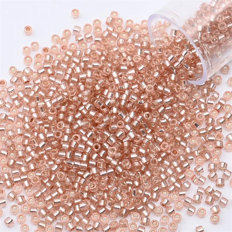 2mm Silver Colour Inside Mini, Beads Glass Craft Beads For DIY Art Craft