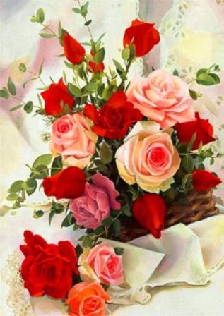 5D 120 Colors AB Fairy Dust Diamond Painting Flowers Mosaic Kits Full Square Round Embroidery DIY Gift Home Decoration