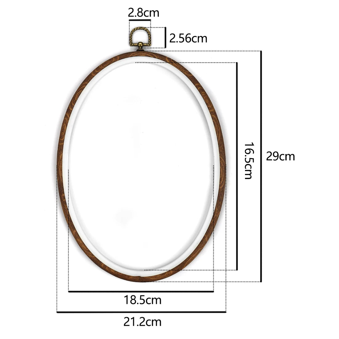 Round Wooden  Embroidery Hoop Rings For DIY Cross Stitch