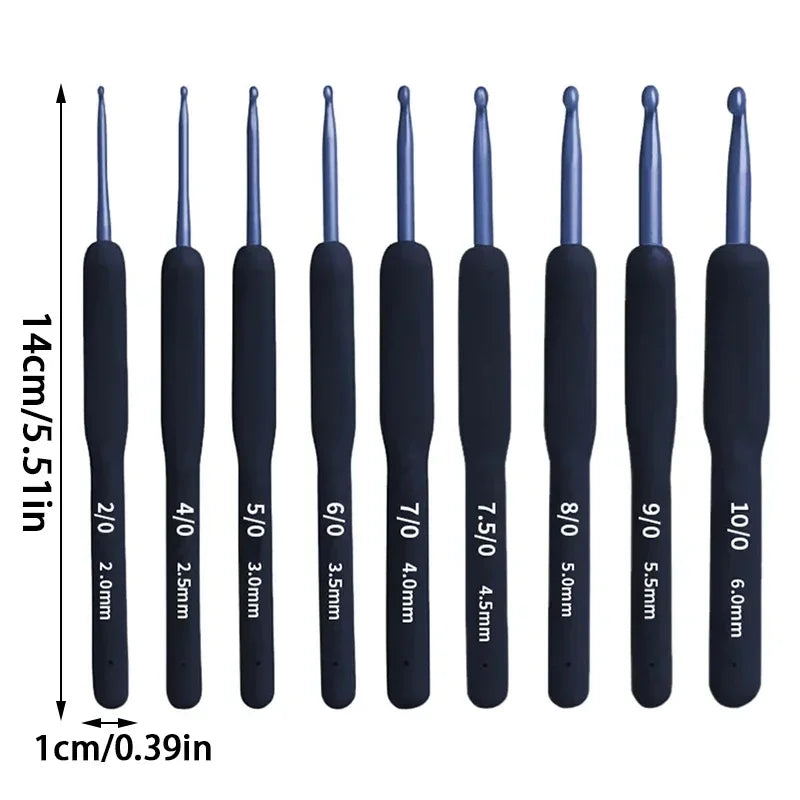 9pcs Tool Kit DIY Sweater Knitting Crochet Sewing