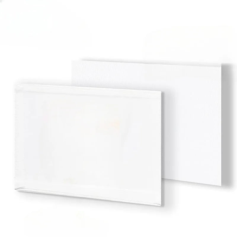 6pcs Canvas Board For Painting Cotton Blank Primed White