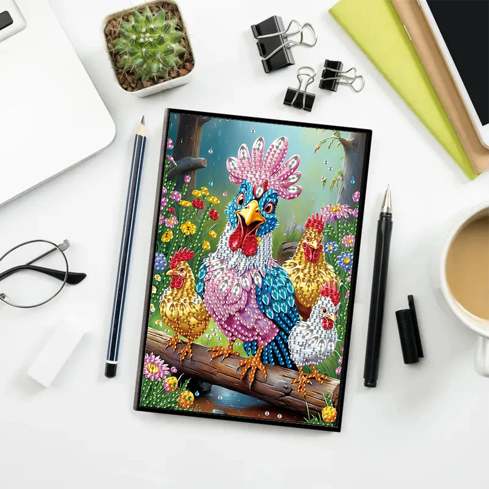 New 50-Page A5 Size 5D DIY Diamond Art Painting Notebook Kit