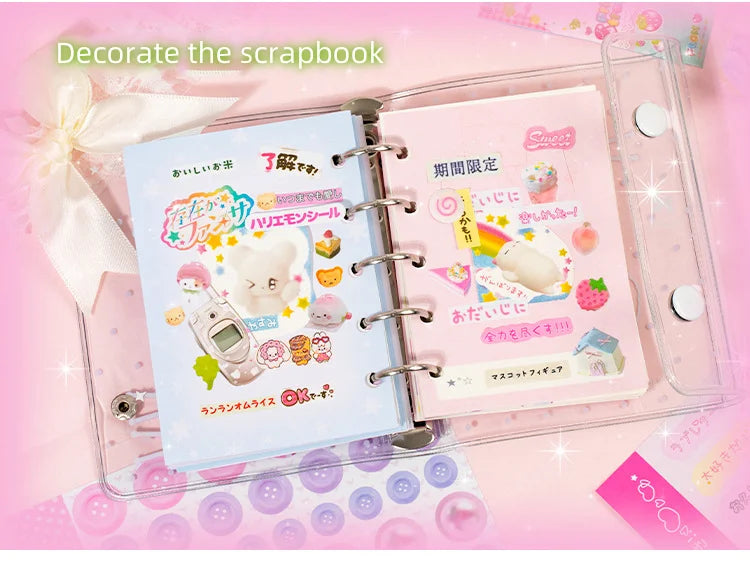 72Pcs/bag Good Mood Maker Cut Film Sticker Book