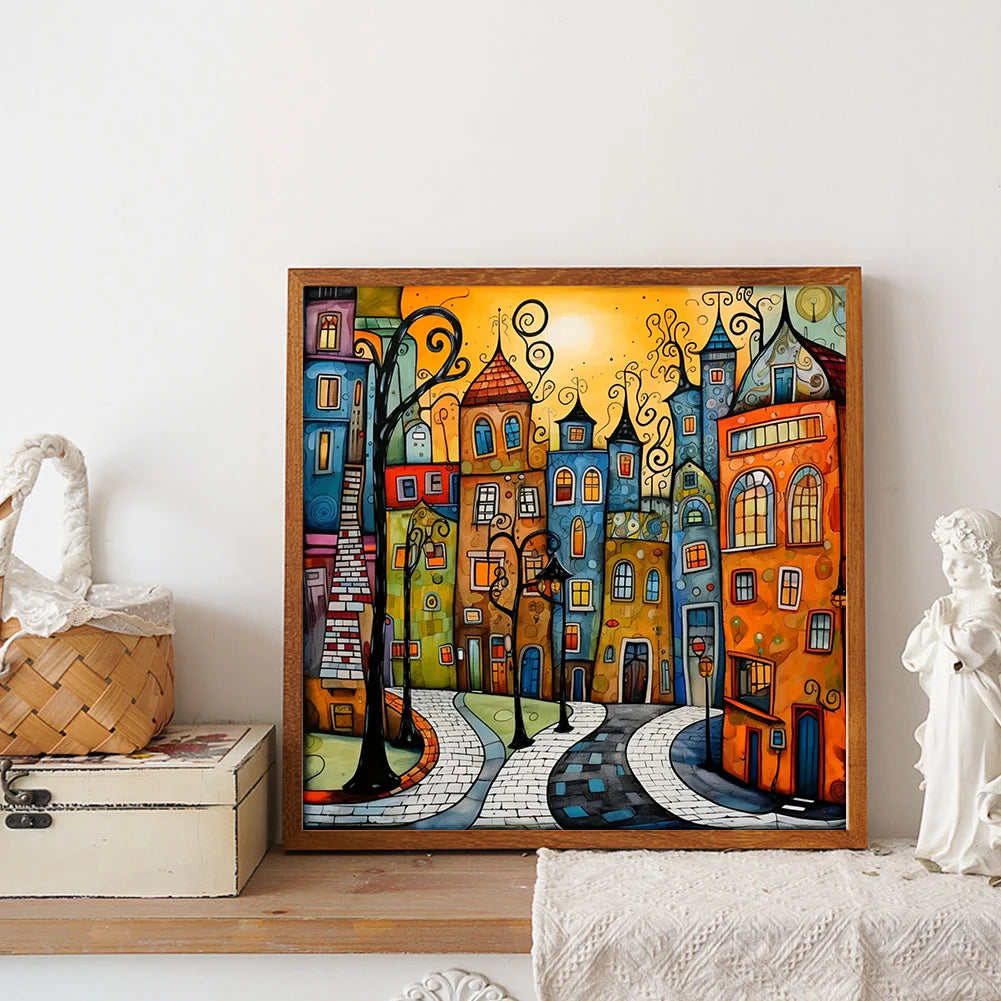 New 5D Diamond Painting Street Shops