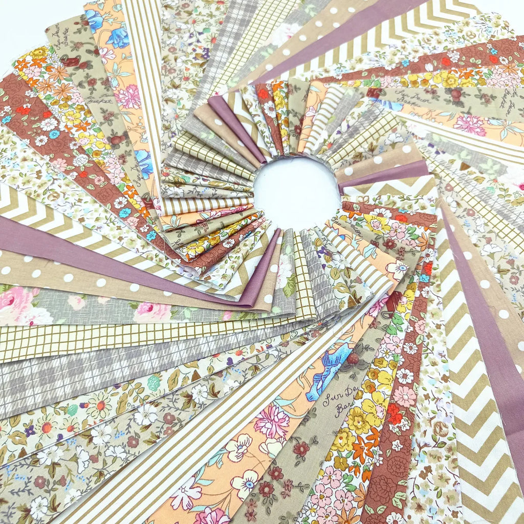 Colorful Printed Precuts Fabric Jelly Rolls Sewing Material Cotton Strip DIY Cotton Patchwork Strips