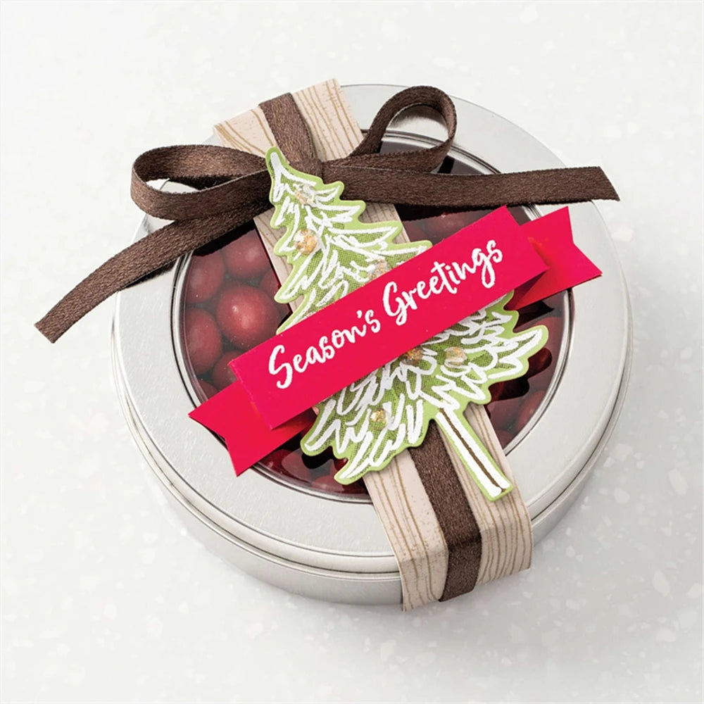 In The Pines Christmas Tree Clear Stamps and Cutting Dies