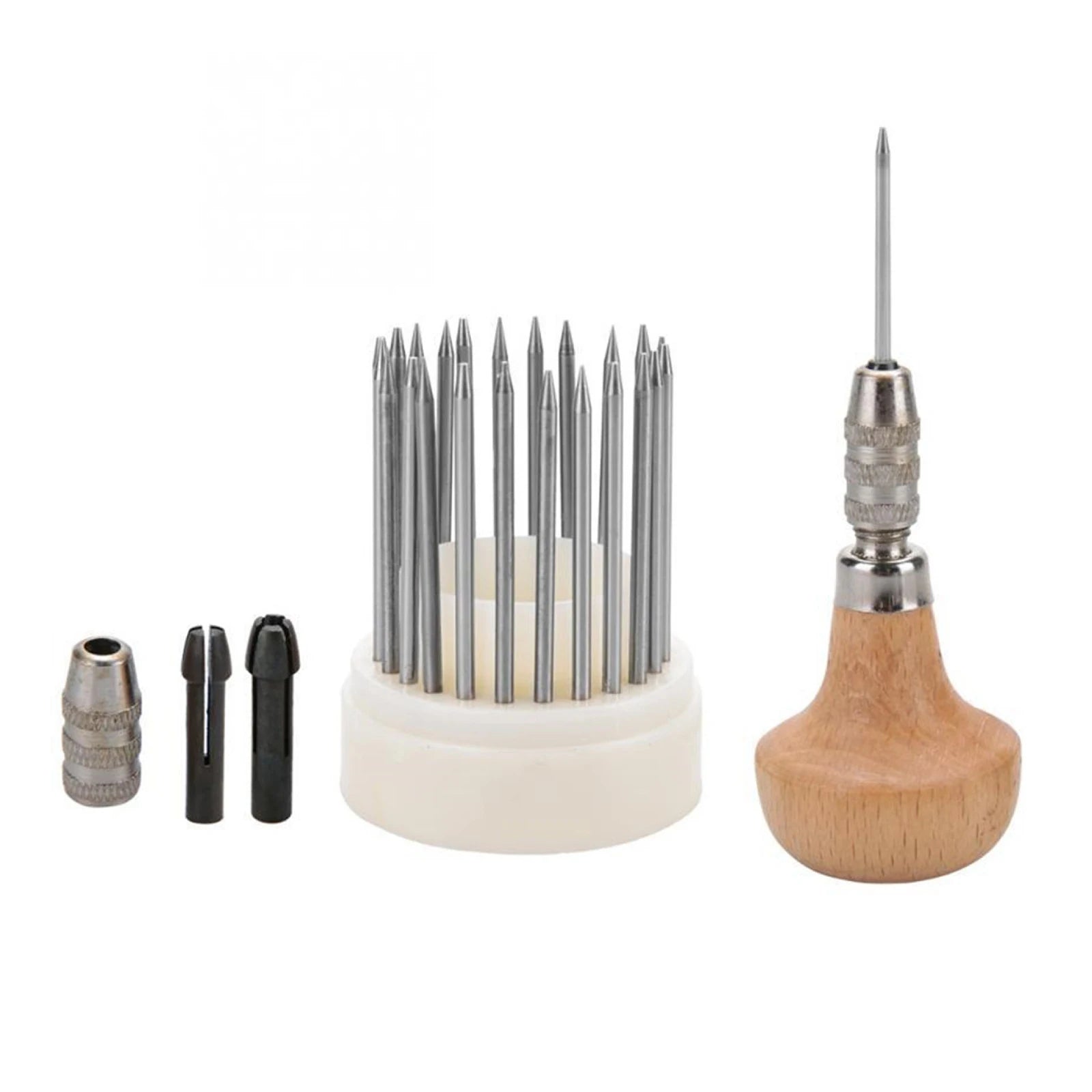 23Pcs/set Beading Tool Diamond Stone Pearl Grain Wood Handle