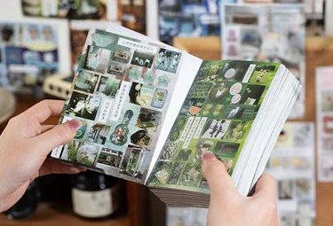 80pcs Vintage Die-Cut Sticker BookJunk Journals & DIY Crafting