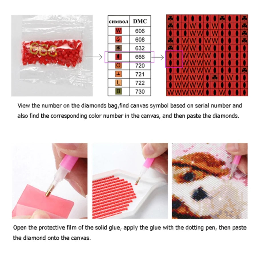 Diamond Painting Kits , Moon Night Cherry Blossom 5D Diamond Art Kits
