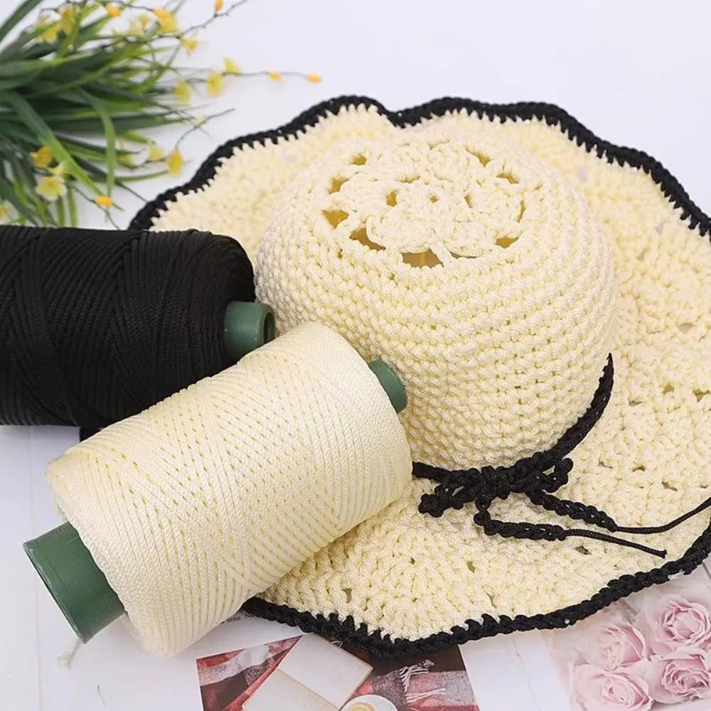 3mm Handmade Ice Rope Thread DIY Hook Cushion Beginners Crochet Yarn