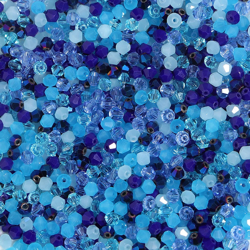 200pcs/Lot Mixed Color  Bicone Beads for Jewelry Making