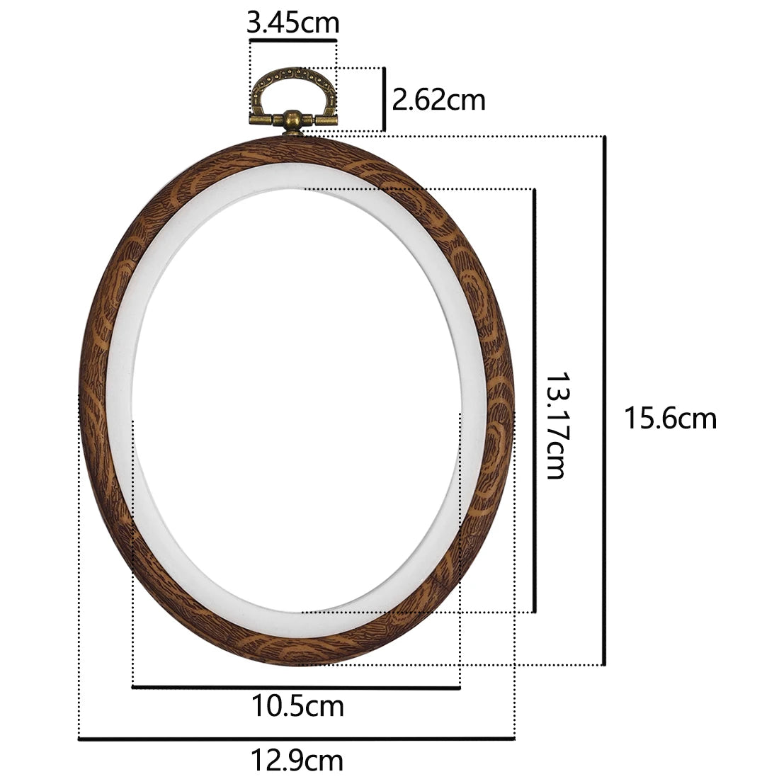 Round Wooden  Embroidery Hoop Rings For DIY Cross Stitch
