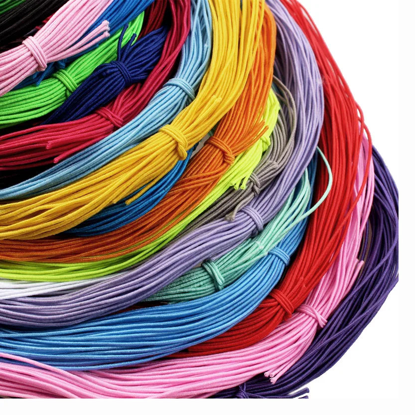 Braided Elastic Cord Beading Threads Stretch String  Crafting Cords
