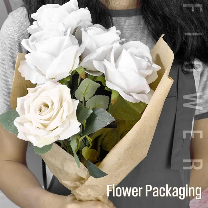 1 Roll 10M 10/30/40/45cm Of Kraft Paper Rol Wrapping