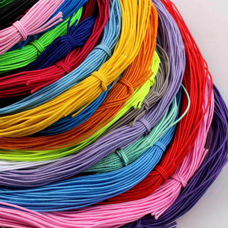 Braided Elastic Cord Beading Threads Stretch String  Crafting Cords