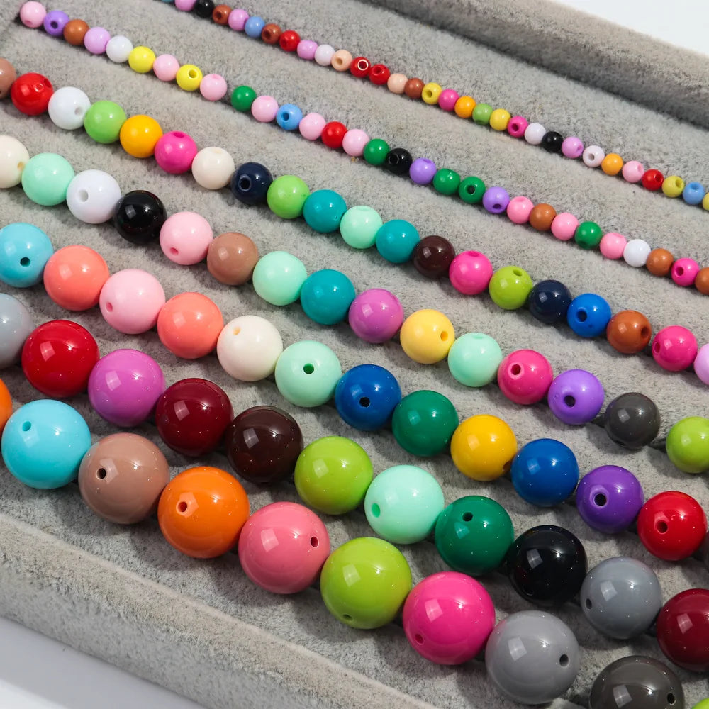 700pcs/lot Colorful Round Letter Beads Acrylic Alphabet Number