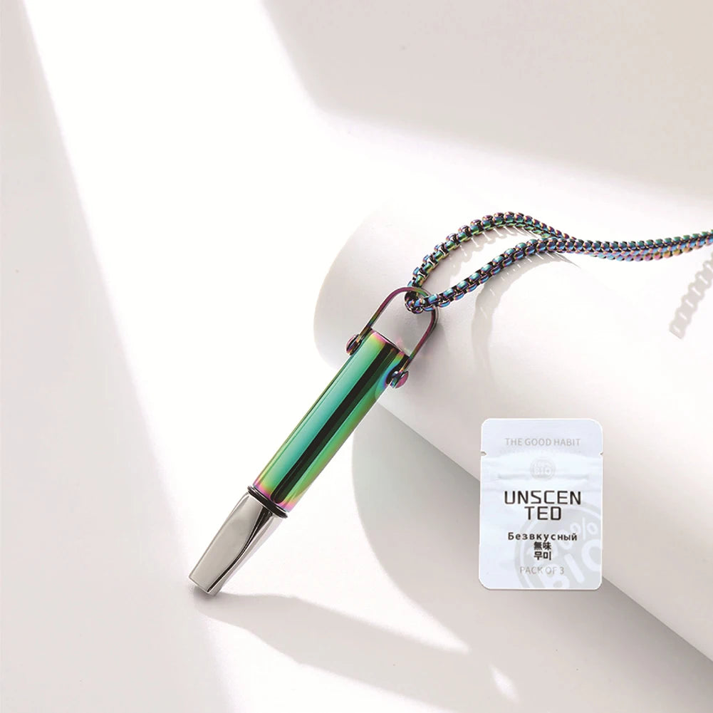 Breathing Resistance Whistle Necklace Breathing Necklace