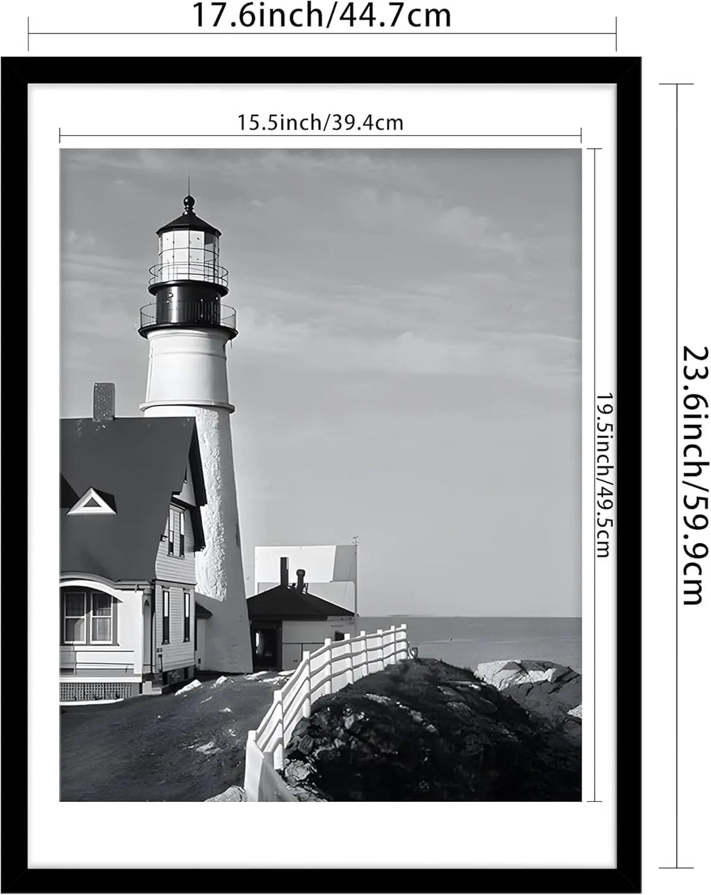 18x24 Picture Frame 3 Pack, Black Poster Frame with Mat for 16x20 or 18x24 Photos