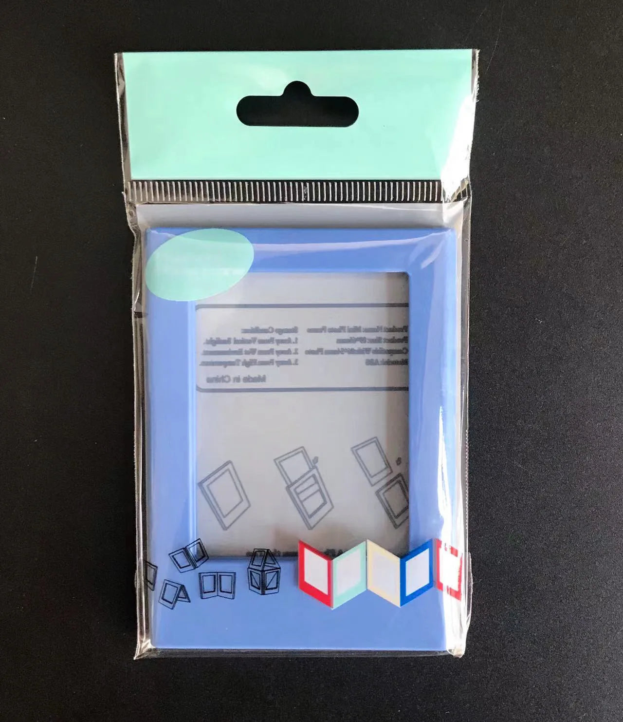 3-inch minimalist Polaroid photo frame with magnetic transparent acrylic photo card display