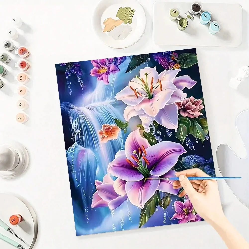 Tulip Paint By Numbers For Adult Flower