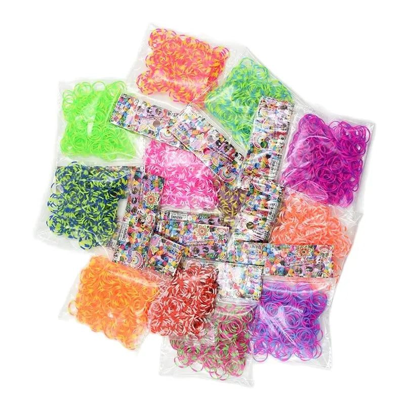 New! Hot Diy Loom Toys rubber bands Refill.  Make Woven Bracelet DIY Gift