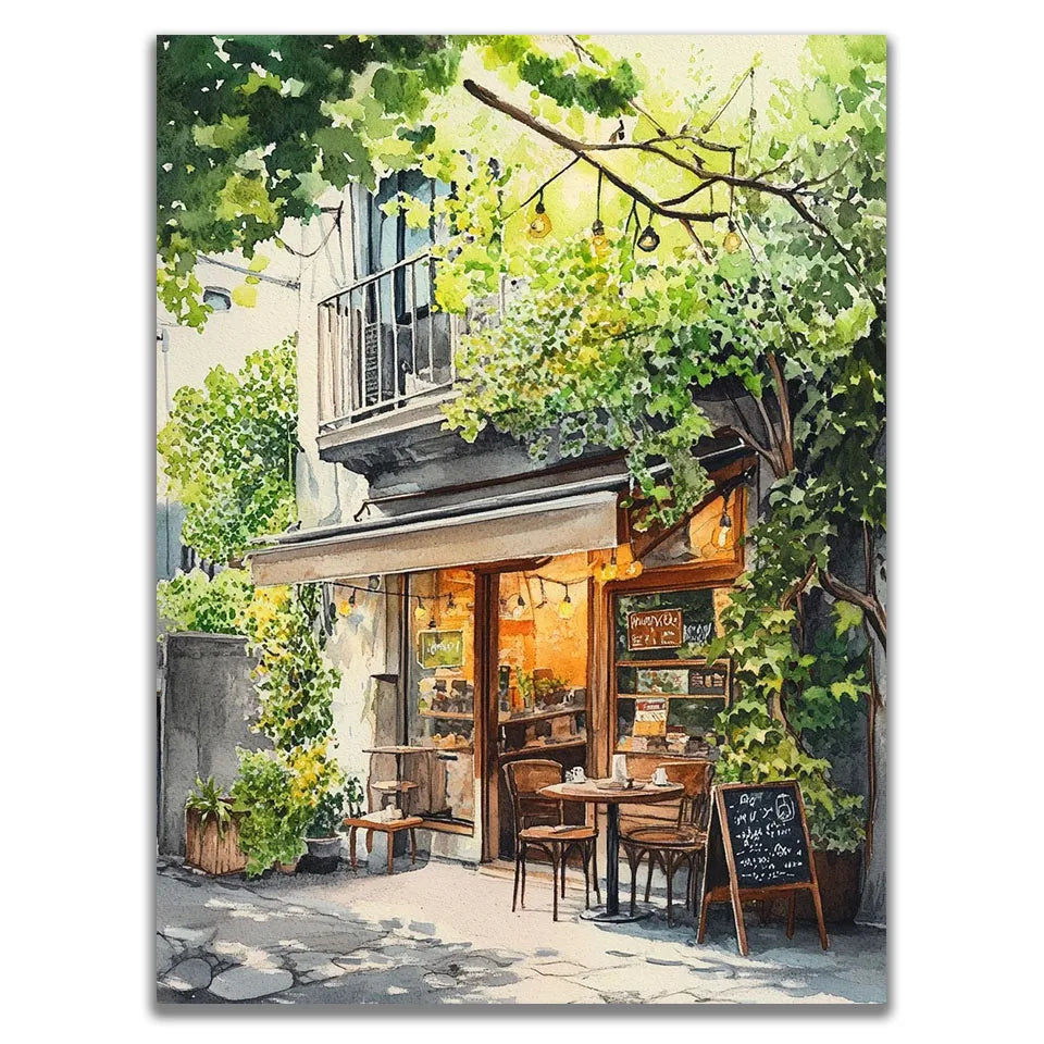 DIY diamond painting diamond mosaic art small town Scenery embroidery 5D full square round diamond cross stitch kit home decor