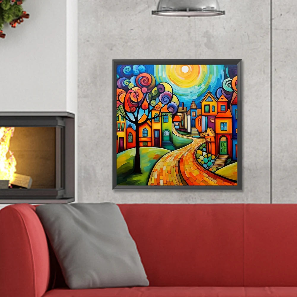 New 5D Diamond Painting Street Shops