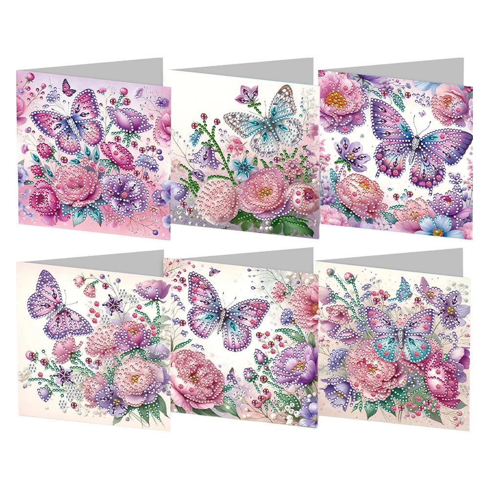 DIY Christmas Greeting Cards 12pc Diamond Painting Kits