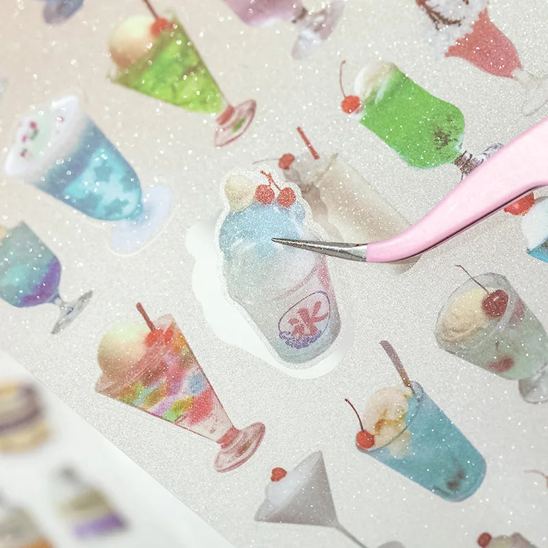 Waterproof Durable Sticker Book DIY Handbook , Decoration