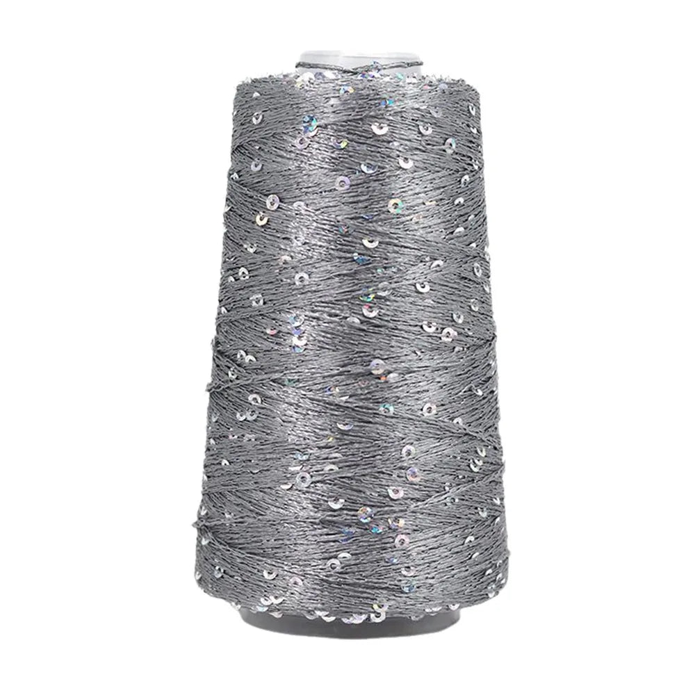 100g/Roll Multicolor Fine Gold Silver Yarn Dia.0.8mm Crochet Accessories Shiny Yarn Hand-woven Supplies DIY