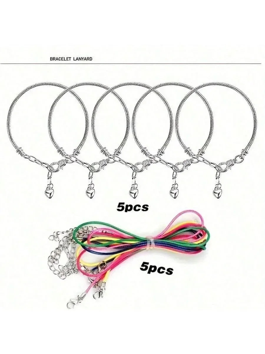 125pcs Girls Charm Bracelet Making Kit, Jewelry Making Supplies