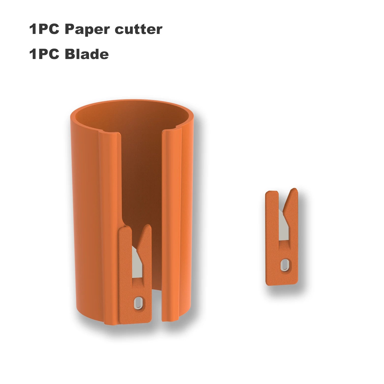 HORN Orange/Black Sliding Wrapping Paper Cutter