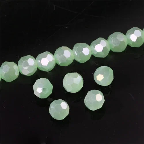 Round Spacer Glass Beads For Jewelry Making DIY Accessories