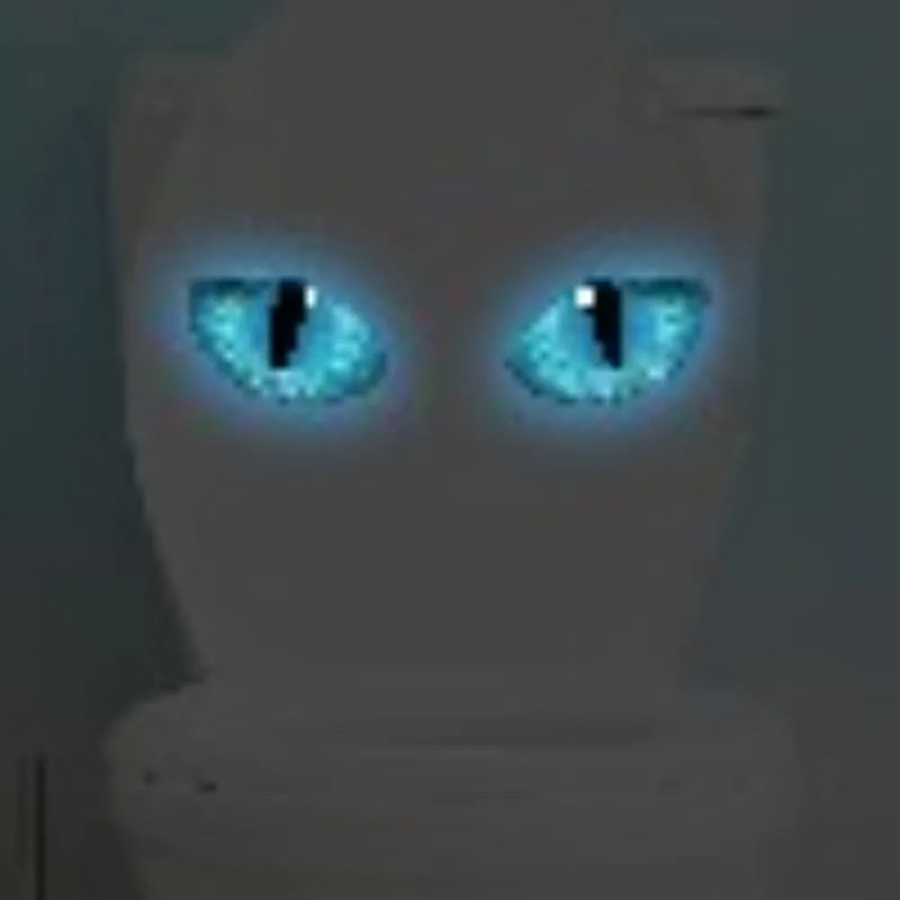 Luminous Blue Eye Wall Decals - Glow In Dark  stickers  For Home Office Kitchenor kids Decor