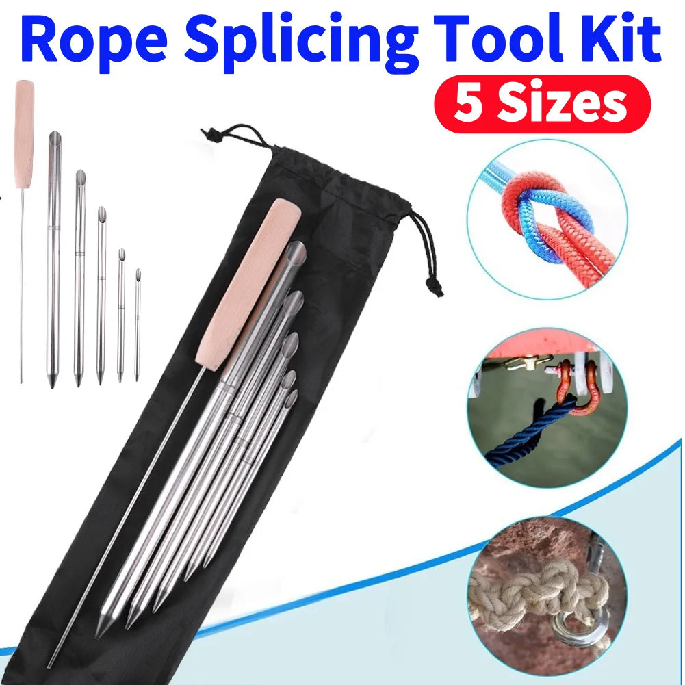 Stainless Steel Paracord Braid Needle Set