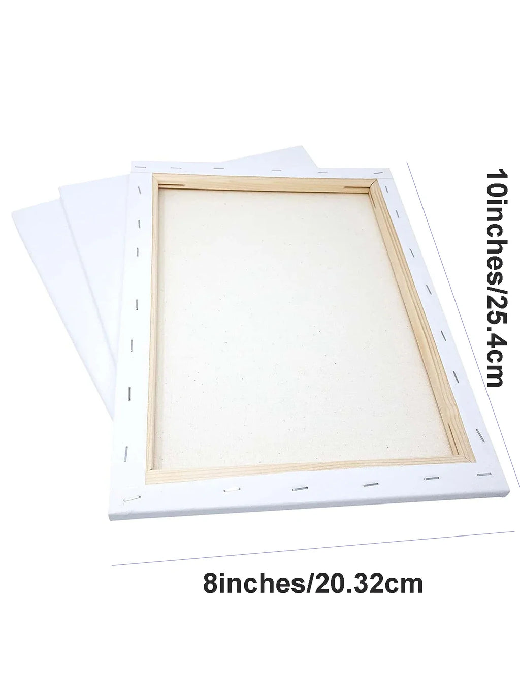 8x10" Artist Canvas Boards Primed White Stretched Canvas