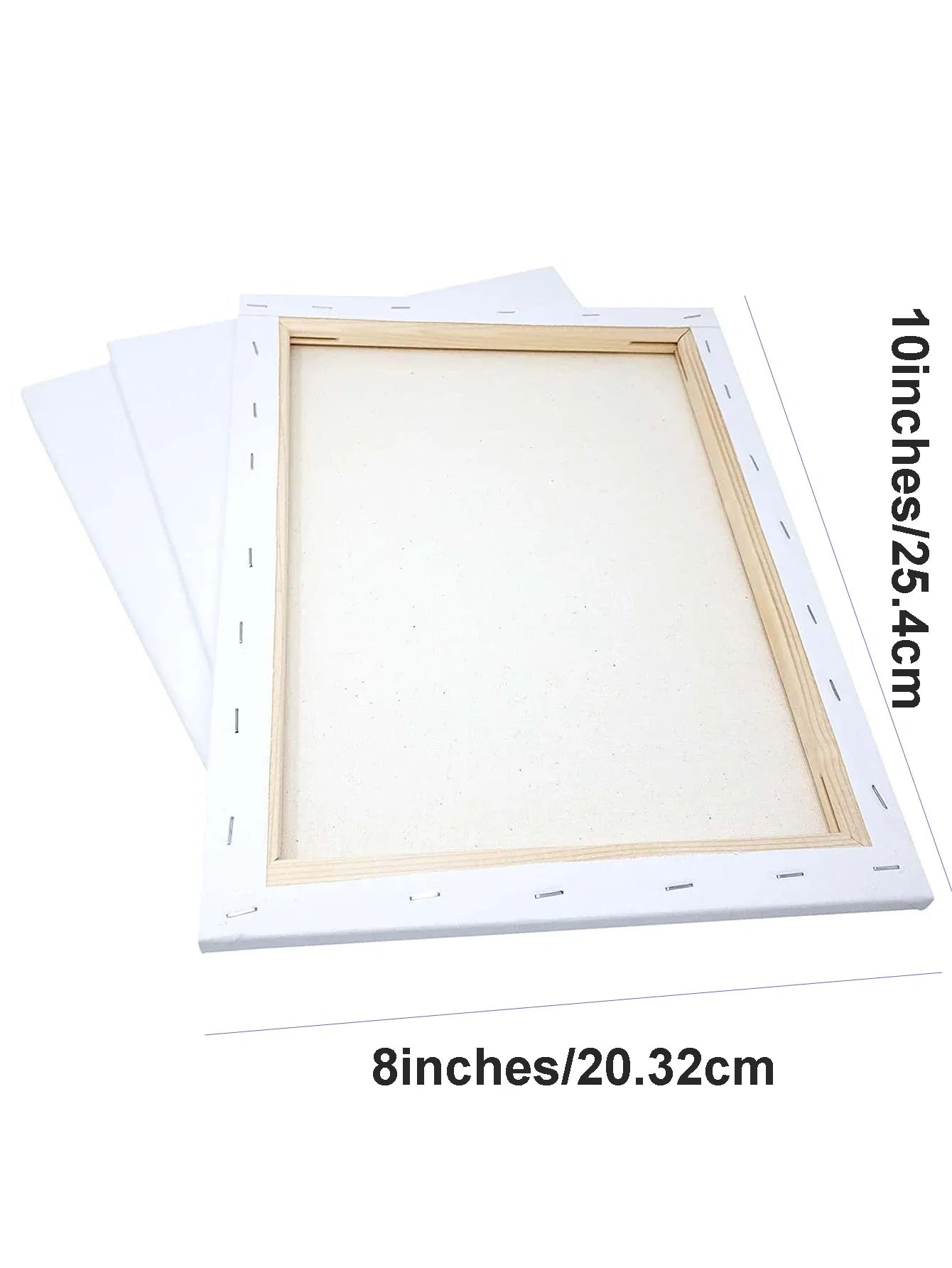 8x10" Artist Canvas Boards Primed White Stretched Canvas