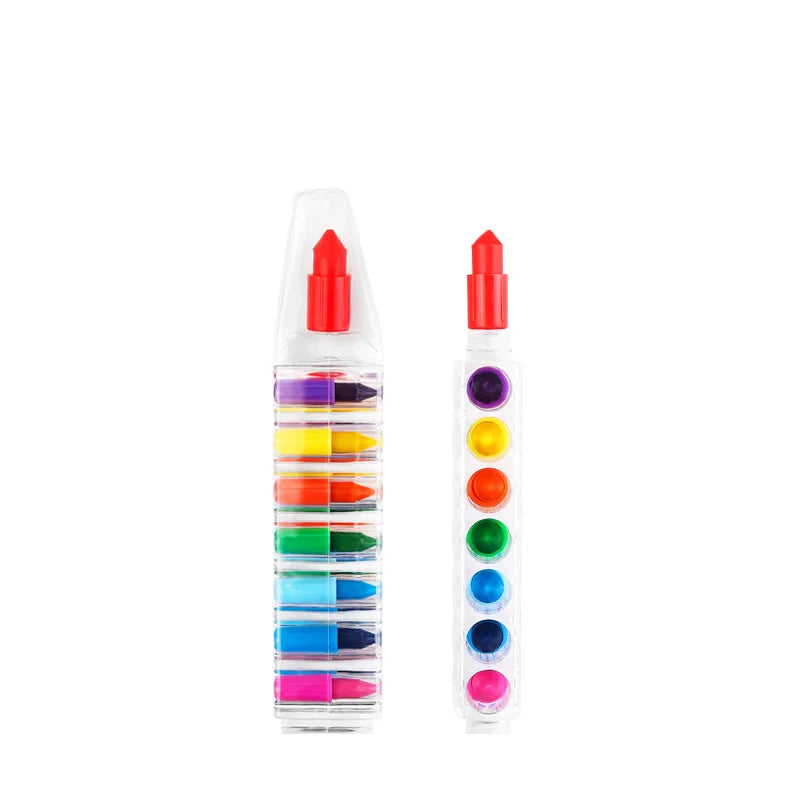 1Pcs 8 color Crayons Creative , Oil Pastel Colored Pencil