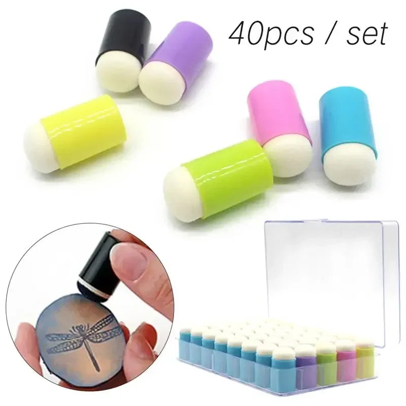 Sponge Daubers Finger Foam Inking Staining Painting
