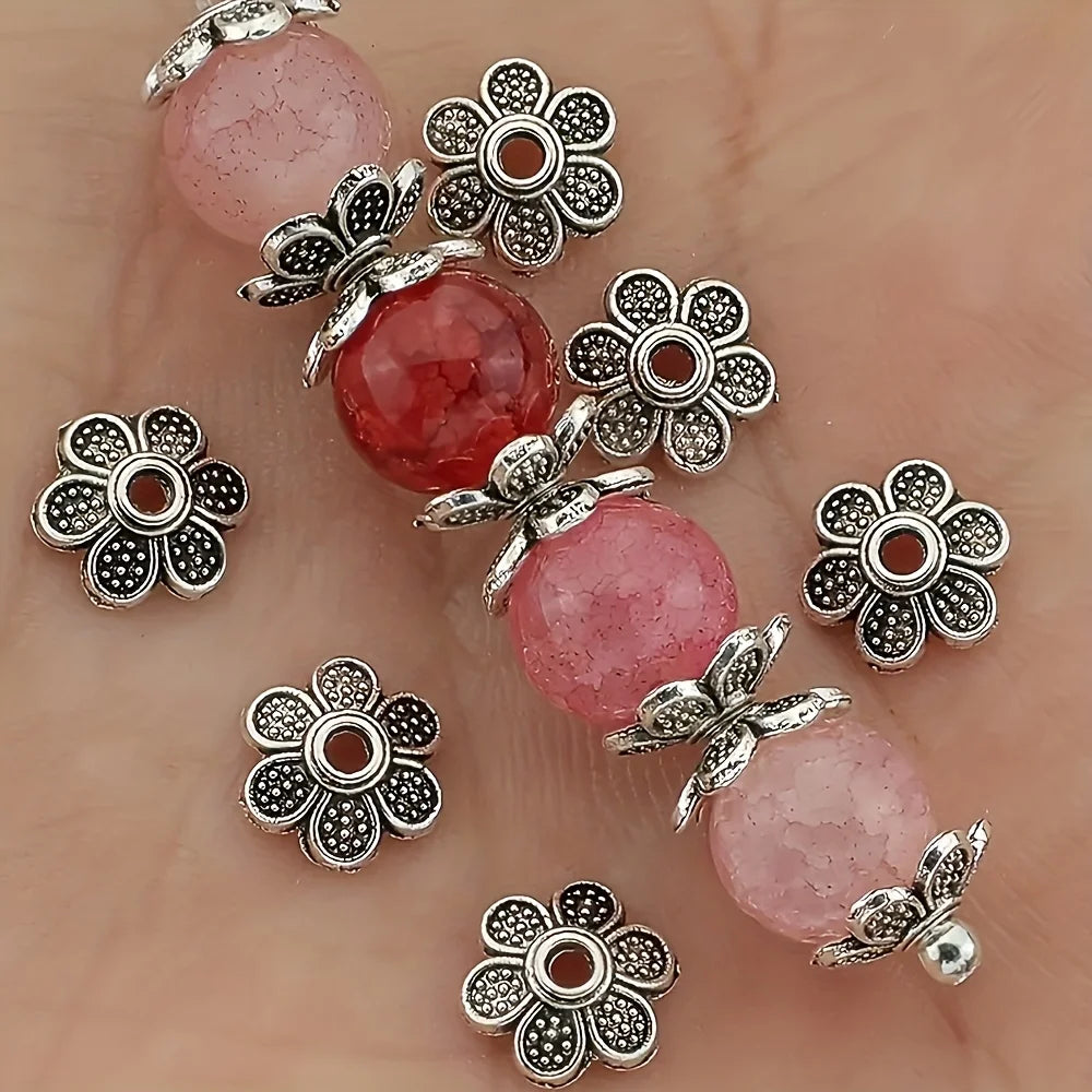 392pcs Alloy Bead Caps, Suitable As Materials for DIY Jewelry Making.