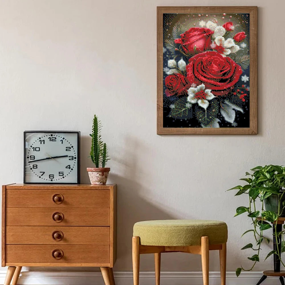 DIY Mosaic Rose Diamond Painting Kit 12x16inch