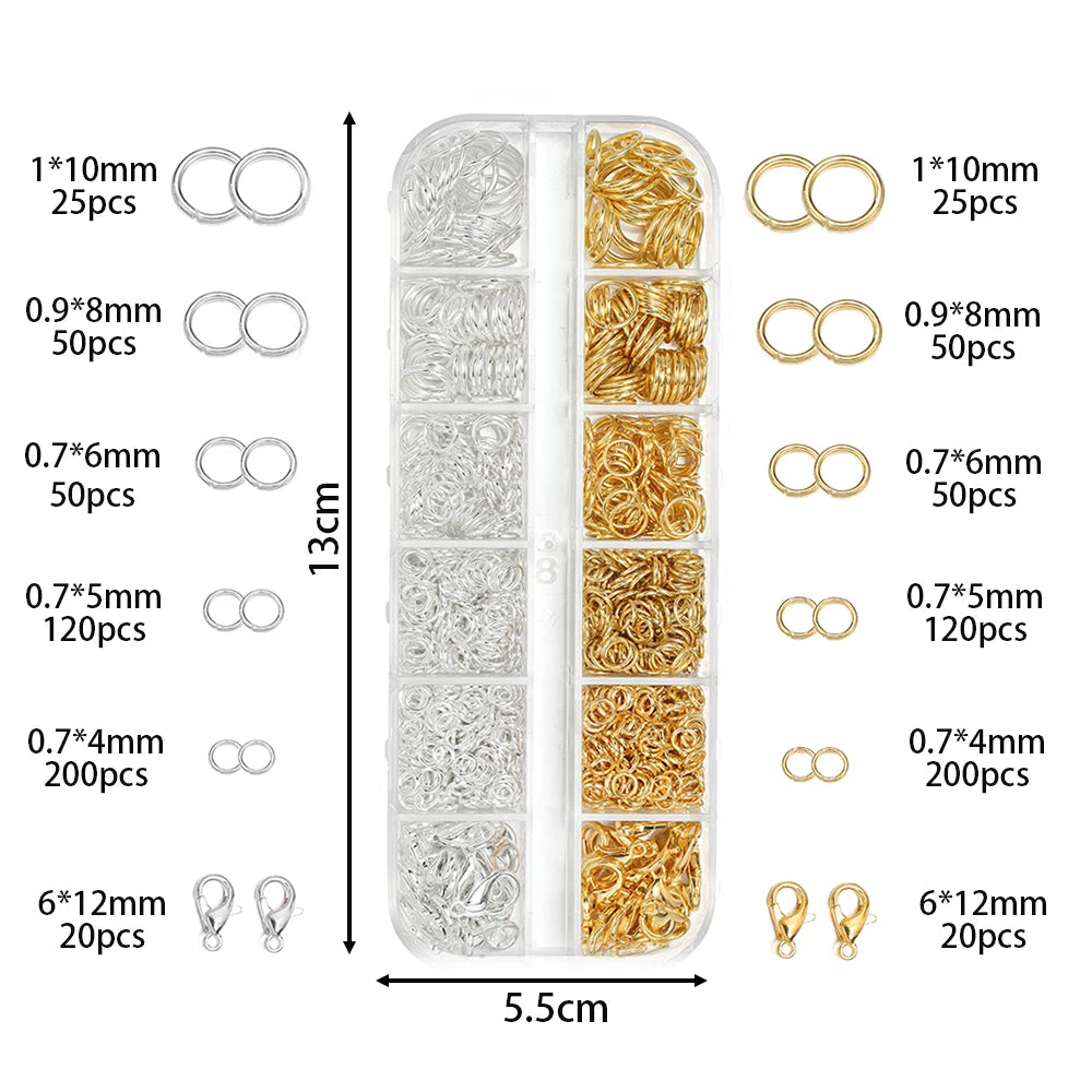 930pcs/Box Jewelry Findings Kits