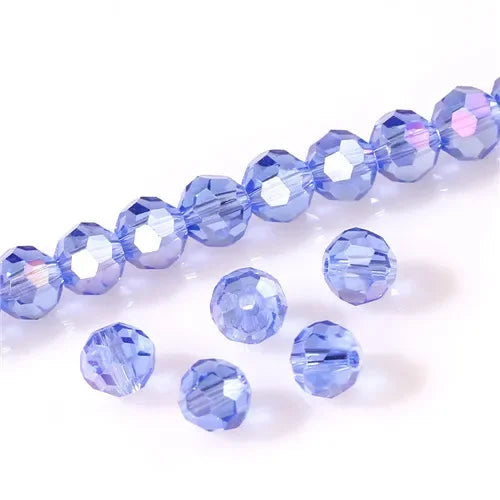 Round Spacer Glass Beads For Jewelry Making DIY Accessories